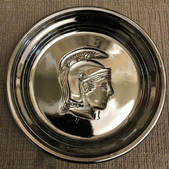 VTG Kimiko Guardian Knight Silver Cocktail Set Of 4 Glasses + Coasters Caddy. - Picture 6 of 10